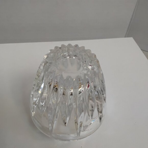 Princess House Votive Candle Holder Lead Crystal Highlights #872 Vintage - Picture 7 of 7
